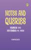 Notes and Queries Number 212 November 19 1853