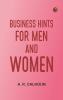 Business Hints for Men and Women