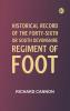 Historical Record of the Forty-sixth or South Devonshire Regiment of Foot