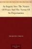An Inquiry into the Nature of Peace and the Terms of Its Perpetuation