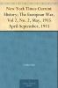 NEW YORK TIMES CURRENT HISTORY; THE EUROPEAN WAR VOL 2 NO. 2 MAY 1915