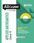 CBSE All in One Applied Mathematics Class 11 Exam 2025-26 | Topic & Chapter Exercises, CBQs, MCQs, A-R, Case Based, Sample Question Papers