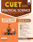 PW CUET (UG) Political Science 2025 Chapterwise & Topicwise Question Bank with Past Year Questions and Mock Test | Latest 2024 Solved PYQ NCERT Short Notes MCQs