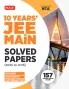 MTG JEE Main 10 Previous Years Solved Papers (2025-2016) Physics Chemistry & Mathematics | JEE Mains PYQs Book For 2026 Exam | All 157 Online & Offline Papers Available