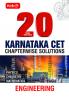 MTG 20 Years (2025-2006) Karnataka CET Chapterwise Solutions Physics Chemistry & Mathematics | KCET Previous Year Solved Papers | KCET PYQ Book For Engineering Entrance Exam 2026