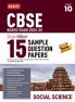 MTG CBSE Class 10 ScoreMore 15 Sample Papers Social-Science Book For 2025-2026 Board Exam | Chapter-wise Competency-Based Questions (CBQs) | Based on Latest CBSE Pattern & Syllabus