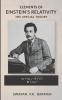 ELEMENTS OF EINSTEIN'S RELATIVITY THE SPECIAL THEORY