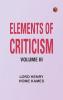 Elements of Criticism Volume III