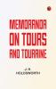 Memoranda on Tours and Touraine
