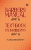 Barbers' Manual (Part 1); Text Book on Taxidermy (Part 2)