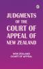 Judgments of the Court of Appeal of New Zealand