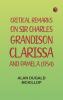 Critical Remarks on Sir Charles Grandison Clarissa and Pamela (1754)