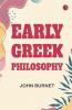 Early Greek philosophy