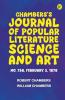 Chambers's Journal of Popular Literature Science and Art No. 736 February 2 1878
