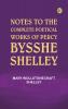 Notes to the Complete Poetical Works of Percy Bysshe Shelley