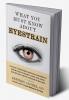 What You Must Know About Eyestrain