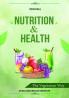 Nutrition And Health: The Vegetarian Way