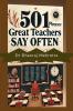 501 Phrases Great Teachers Say Often