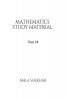Mathematics Study Material for Class 7