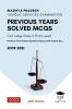 Madhya Pradesh Judicial Service Examination : Previous Years Solved MCQs: 2009-2019