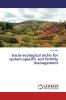 Socio-ecological niche for system-specific soil fertility management