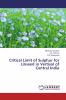 Critical Limit of Sulphur for Linseed in Vertisol of Central India
