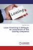 Lease Financing in Ethiopia: An assessment of five Leasing companies