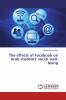 The effects of Facebook on Arab students' social well-being