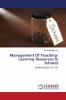 Management Of Teaching-Learning Resources In Schools