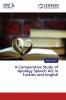 A Comparative Study of Apology Speech Act in Turkish and English