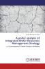 A policy analysis of Integrated Water Resources Management Strategy