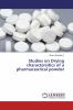 Studies on Drying charactersitics of a pharmaceutical powder