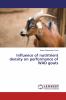 Influence of nutritrient density on performance of WAD goats