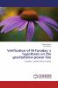 Verification of M Faraday`s hypothesis on the gravitational power line