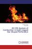 2D CFD Analysis of Combustion in Eight Legged Star Shaped Perforation