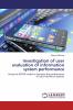 Investigation of user evaluation of information system performance