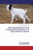 Herd Development and Productivity Indicators of Goat Herds in Oman