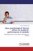 How psychological factors effect on students' performance in statistic