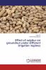 Effect of sulphur on groundnut under different irrigation regimes