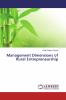 Management Dimensions of Rural Entrepreneurship