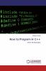 How to Program in C++