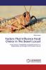 Factors That Influence Food Choice In The Desert Locust