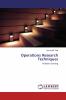Operations Research Techniques