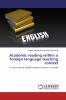 Academic reading within a foreign language teaching context