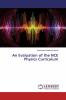 An Evaluation of the NCE Physics Curriculum