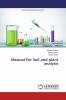 Manual For Soil and plant analysis