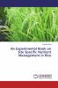 An Experimental Book on Site Specific Nutrient Management in Rice