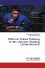 Effect of Critical Thinking on EFL Learners��� Reading Comprehension