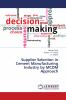 Supplier Selection in Cement Manufacturing Industry by MCDM Approach