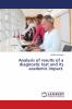 Analysis of results of a diagnostic test and its academic impact.
